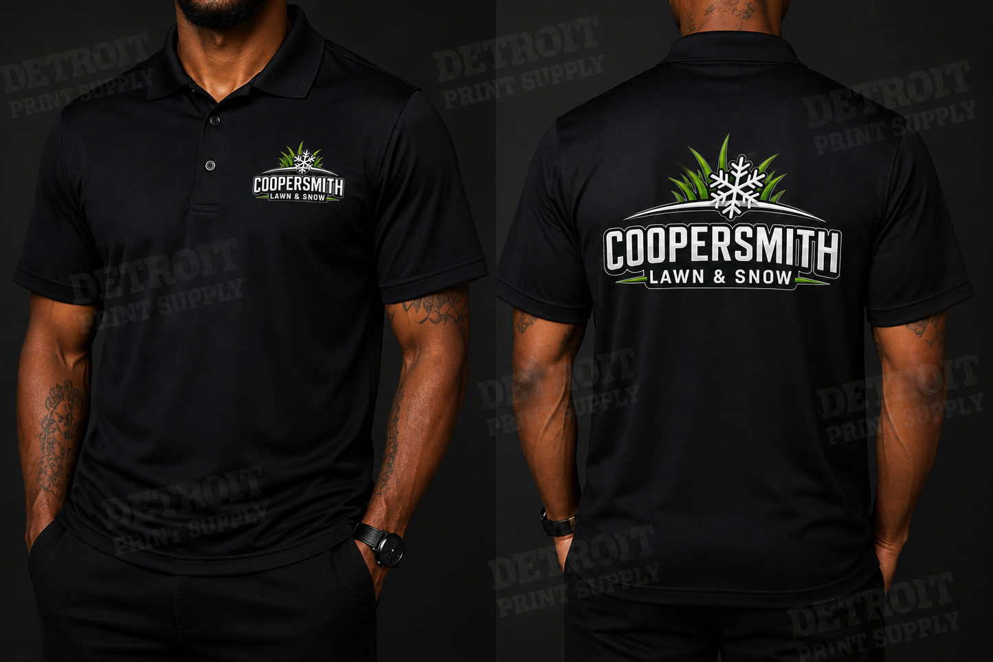 Customer Polo Tshirt - Coopersmith Lawn & Snow